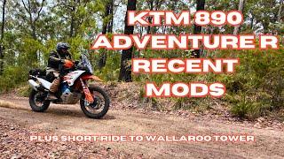 Latest Mods to the KTM 890 Adventure R and a Ride to Wallaroo Tower