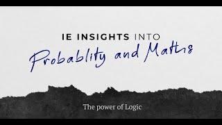 Trailer of IE insights into Probability & Math with Rafif Srour