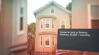 House to rent in Boston, Roxbury, $1,600 / monthly