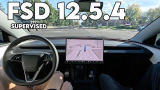 Tesla FSD 12.5.4 Takes us to Best Buy | Hands Free FSD with Sunglasses!