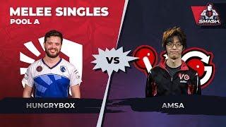 Hungrybox vs aMSa - Melee Singles: Pool B - Smash Summit 6