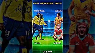 Ending Football Debates " iconic defender duo edition  " #shorts #footballdebates #football