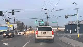 Driving from the Yakima Reservation to Union Gap, Washington in the Middle of December