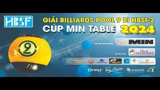 Dương Quốc Hoàng VS Châu Chiêu Minh - TỨ KẾT | GIẢI POOL 9 BI HBSF II CÚP MIN TABLE 2024