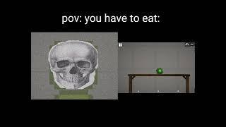 melon becomes uncanny - pov: you have to eat