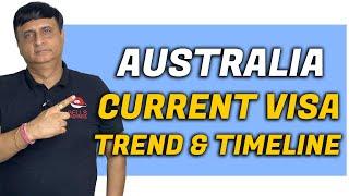 AUSTRALIA CURRENT VISA TREND AND TIMELINE | LATEST UPDATE 2024