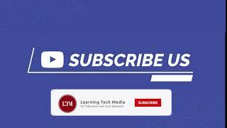 Subscribe us | Official Intro 5.0 | Learning Tech Media