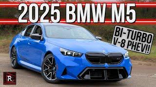 The 2025 BMW M5 Is The Benchmark Super Sedan Reborn With Electrified Bi-Turbo V8 Power