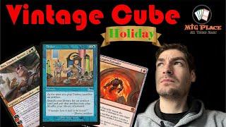 Forcing Tinker is the Holiday Spirit | Vintage Cube Draft MTGO | MtG Josh (SavageHunter77)