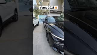 New Hyundai Verna 2023 Turbo Petrol Black Colour - #shorts #youtube #youtubeshorts #hyundai #verna