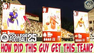 How does this guy have a 90 OVR Team Already? #CUT25 GLITCH BLITZ: CFB 25 Gameplay