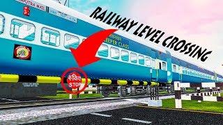 Superfast Train Crossings || Railway Level Crossing || MSTS Open Rails