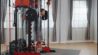 Marcy Pro Deluxe Smith Cage Home Gym System – SM-7553 Workouts