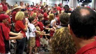 The Dawg Walk- University of Georgia Football team -9-3-11