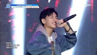 [ENG SUB] 170519 PRODUCE 101 'Who You' Kim Sanggyun Rap Cut