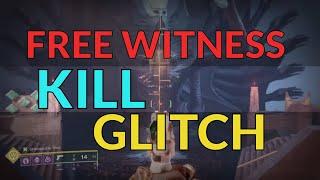 FREE WITNESS KILL GLITCH !! Destroy Witness Before The Encounter Starts Button Break Immune