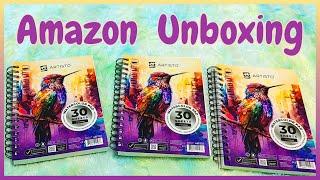 I hope this is GOOD! Unboxing Artisto Watercolor Pads from Amazon #amazonunboxing #sketchbook #nice