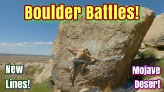 Boulder Battles: Bouldering My Project & More New Lines - Mojave Desert, California