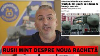 ISW spune că „ noua” rachetă rusească Oreshnik este vechea RS 26 Rubej