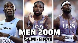 LETSILE TEBOGO IS LOOKING DANGEROUS ! Paris Olympics men's 200m semi-final my tought !