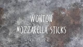 Wonton Mozzarella Sticks