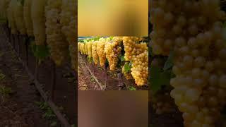 Ripe yellow grapes #usa #wine #grapevine #fruit #grapewine #grapegrowing #farming #garden #grape