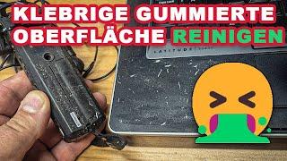 Kunststoff wird klebrig wie reinigen? Kameragriff klebrig? Was tun? YouTube Equipment reinigen.