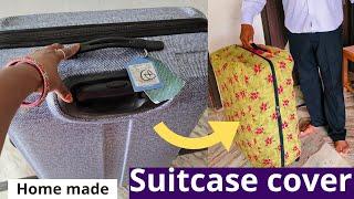 suitcase cover cutting stitching full tutorial