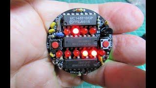 Lee Hart's "Retro Binary Watch" Kit: Assembly, Demonstration, Circuit Theory