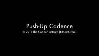 FitnessGram Push Up Test Cadence