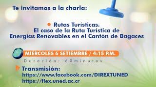 Charla: Rutas Turísticas.