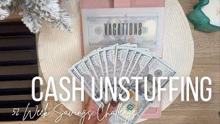 $1,438 | Unstuffing 52 Weeks Savings Challenge | Vacation Fund