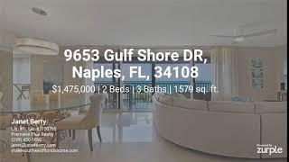 9653 Gulf Shore DR, Naples, FL, 34108