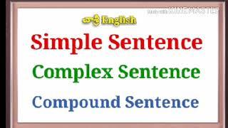 #Simple,Complex and Compound Sentences: #Chaganam Srinivasulu #CHASRI #ENGLISH