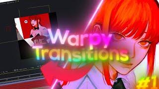 Creative warpy transitions tutorial #1 | After Effects