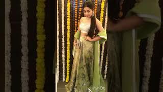 shubh shagun serial shagun ️ Krishna Mukherjee  Lehenga looks ️️