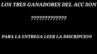 RESULTADOS Y GANADORES DEL ACC EN EL VÍDEO..GTA V