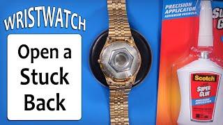 Open a Stuck Watch Back  |  + watch repair tools for beginners