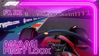 FIRST LOOK! Onboard with Charles Leclerc at Miami International Autodrome in F1 22