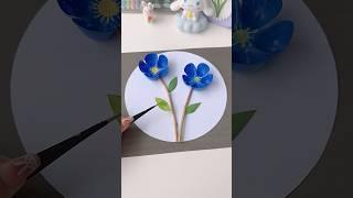 Bottle flower craft idea flower 🪻#artandcraft #diy #youtube #youtubeshorts #shorts