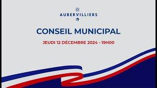 Conseil municipal du 12 décembre 2024