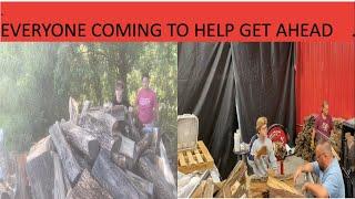 What I Love about the Firewood Community..The Help Arrives before Surgery #firewood #help