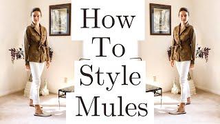 STYLE: White Mules for FOUR Occasions