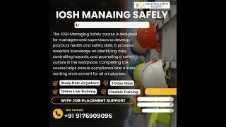 IOSH Course Certificate Fees - Industrial Safety Academy