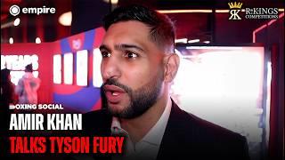 “HE WANTS TO DESTROY!” Amir Khan On Tyson Fury, REFUSES To Predict EUbank Jr vs. Benn