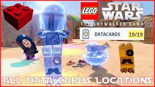 All 19 Data Card Locations in LEGO Star Wars The Skywalker Saga!