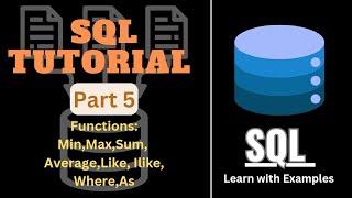 sql tutorial | PostgreSQL tutorial | learn SQL | Functions in SQL #sql #postgresql