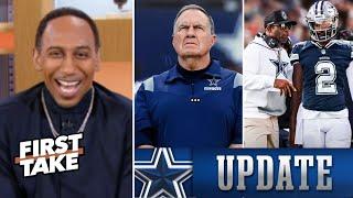 FIRST TAKE | Deion Sanders or Bill Belichick will be Cowboys' next coach- Stephen A. RIPS DAL's loss