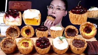 SUB)MUKBANG 감성카페 부산 광안리 에그타르트"스크러피" Busan Gwangalli Egg Tart "Scruffy" 釜山広安里エッグタルト「スクラッピー」