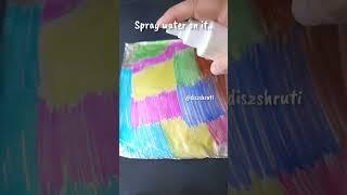 Aluminium Foil Painting For Kids/ Easy Art For Toddlers #okul #art #kidsactivities